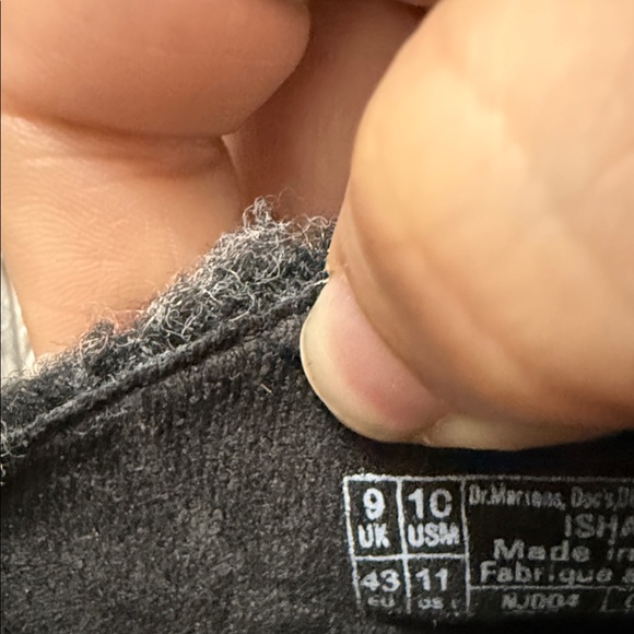 Dr. Martens Fuzzy Black and Brown Slippers - Picture 6 of 6